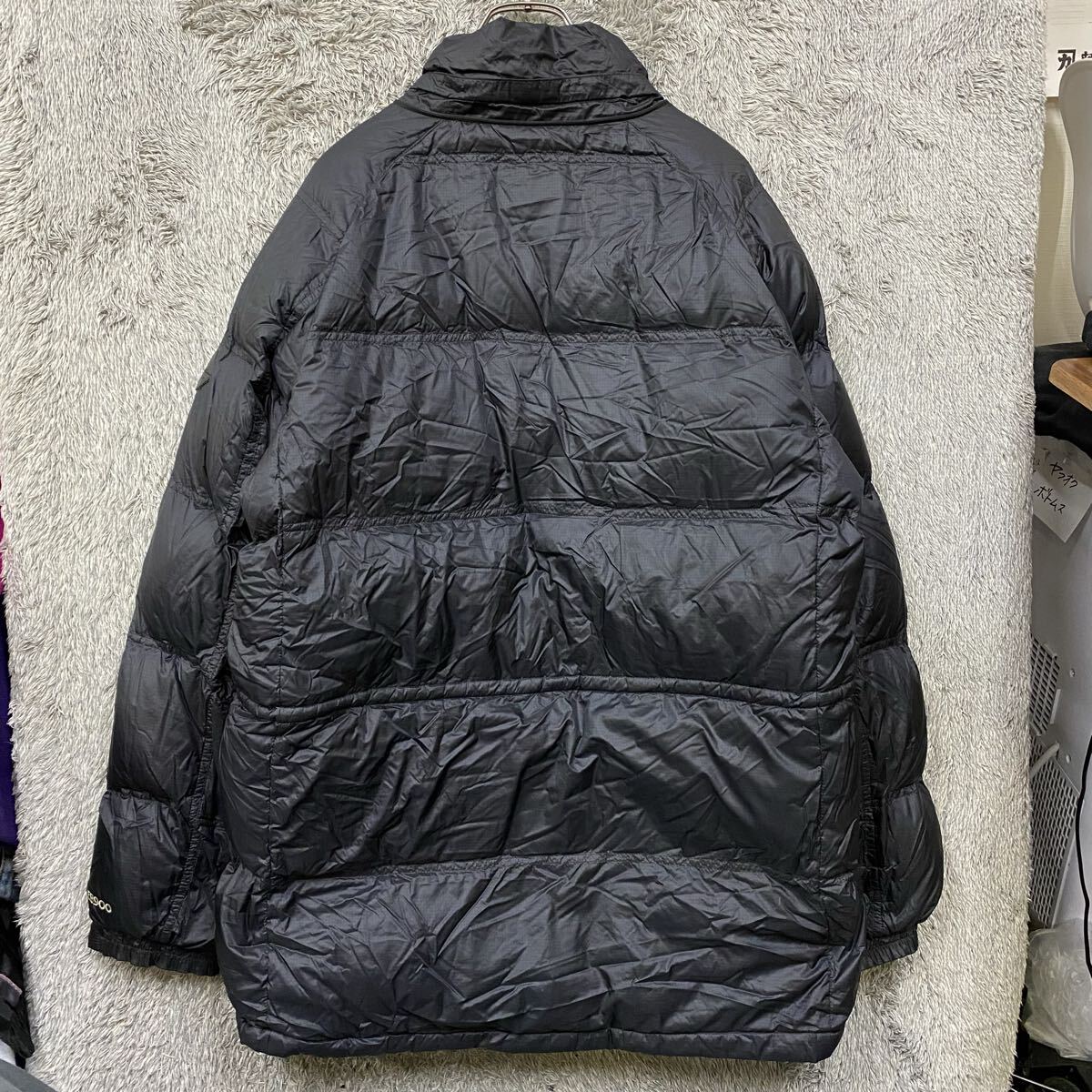 ☆ Eddie Bauer エディーバウアー EB700 ダウンジャケット フーディー ダウンコート サイズL相当 ブラック メンズ トップス 最落なし（A）_画像2