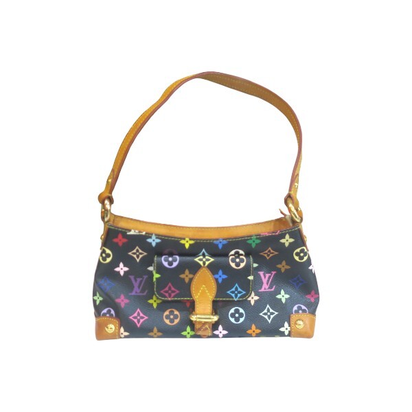 LOUIS VUITTON ルイヴィトン M40099 エライザ モノグラム マルチカラー ショルダーバッグ 中古品 used AB_画像1