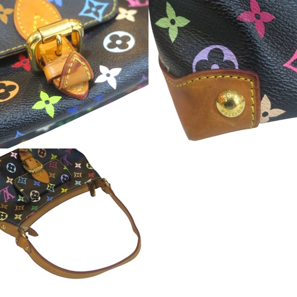 LOUIS VUITTON ルイヴィトン M40099 エライザ モノグラム マルチカラー ショルダーバッグ 中古品 used AB_画像8