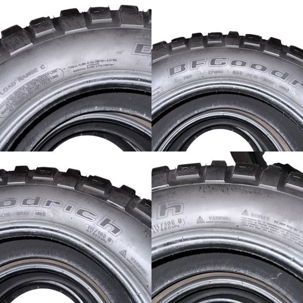 255/75R17 111/108Q 4本 BFグッドリッチ マッドテレーン T/A KM2 255/75-17 タイヤ【新車外し】【中古品】_画像4