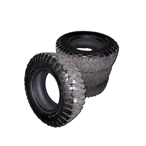 255/75R17 111/108Q 4本 BFグッドリッチ マッドテレーン T/A KM2 255/75-17 タイヤ【新車外し】【中古品】_画像1