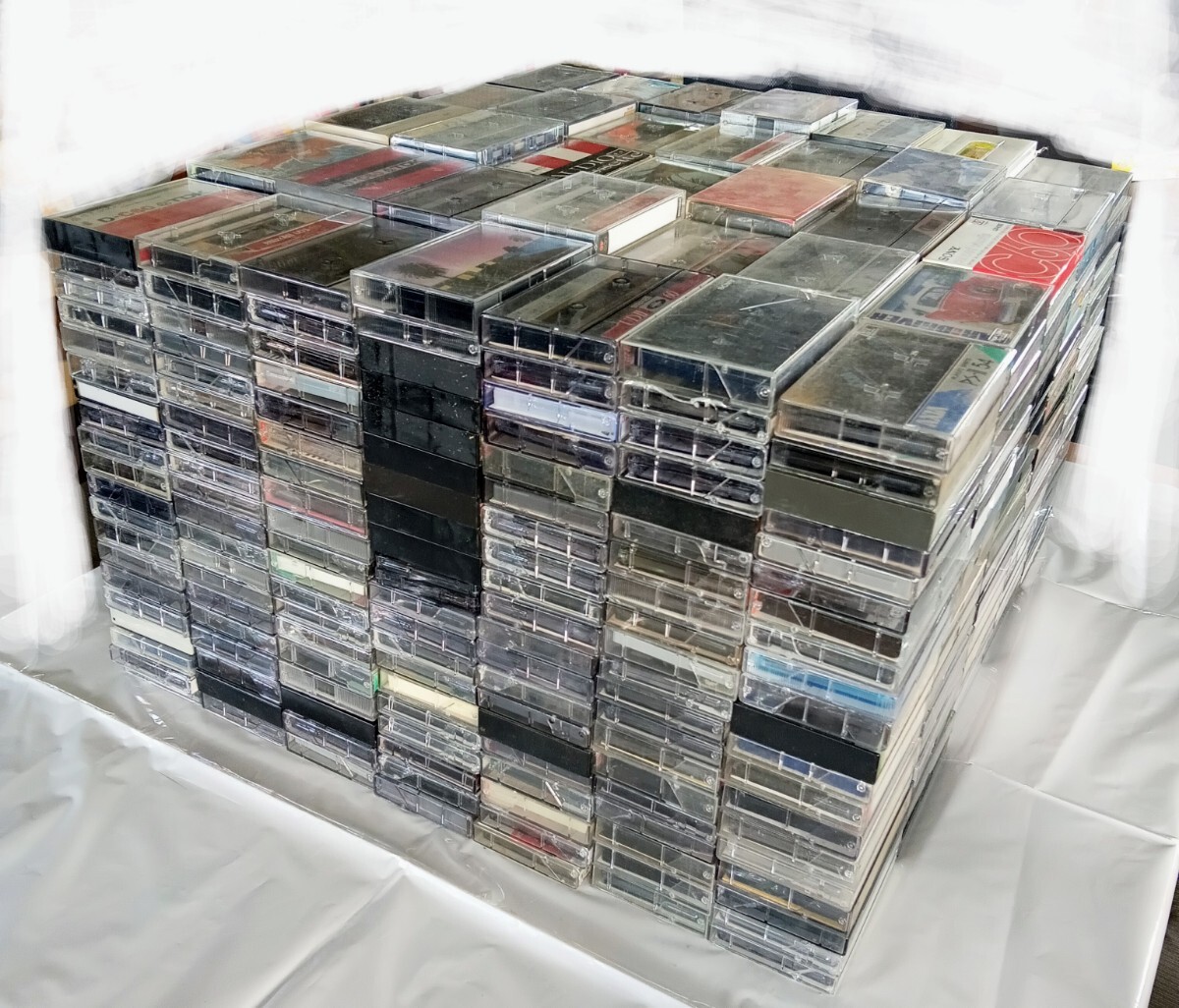 [1 иен старт ] кассетная лента много суммировать 700 шт запись завершено metal Hi Posi обычный maxell TDK SONY хранение товар E1591