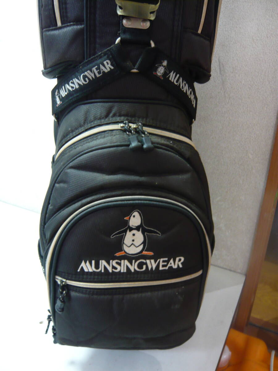 キャディバッグ【MUNSING WEAR GS】中古_画像9