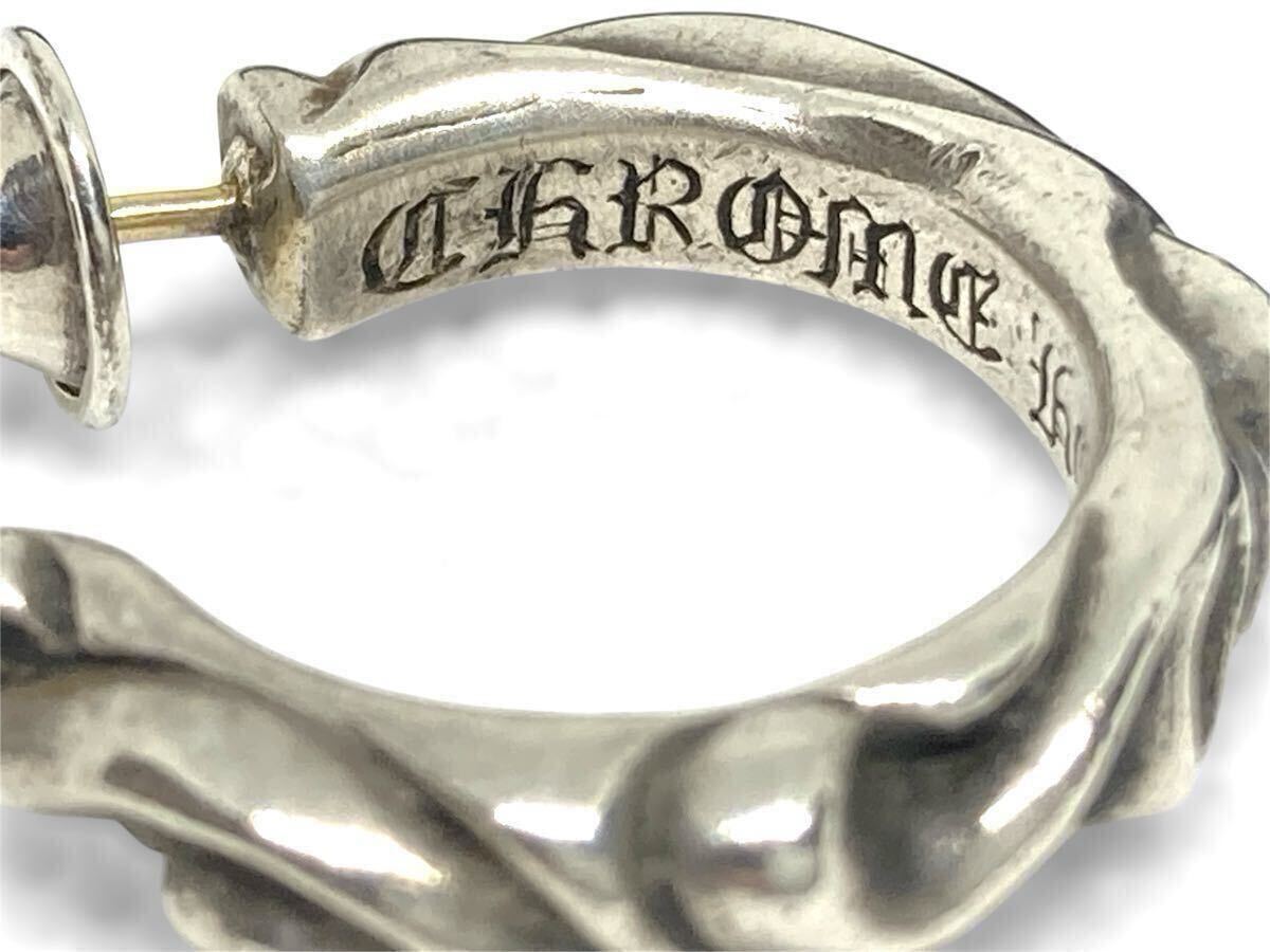 スクロールフープシルバーピアス_画像4