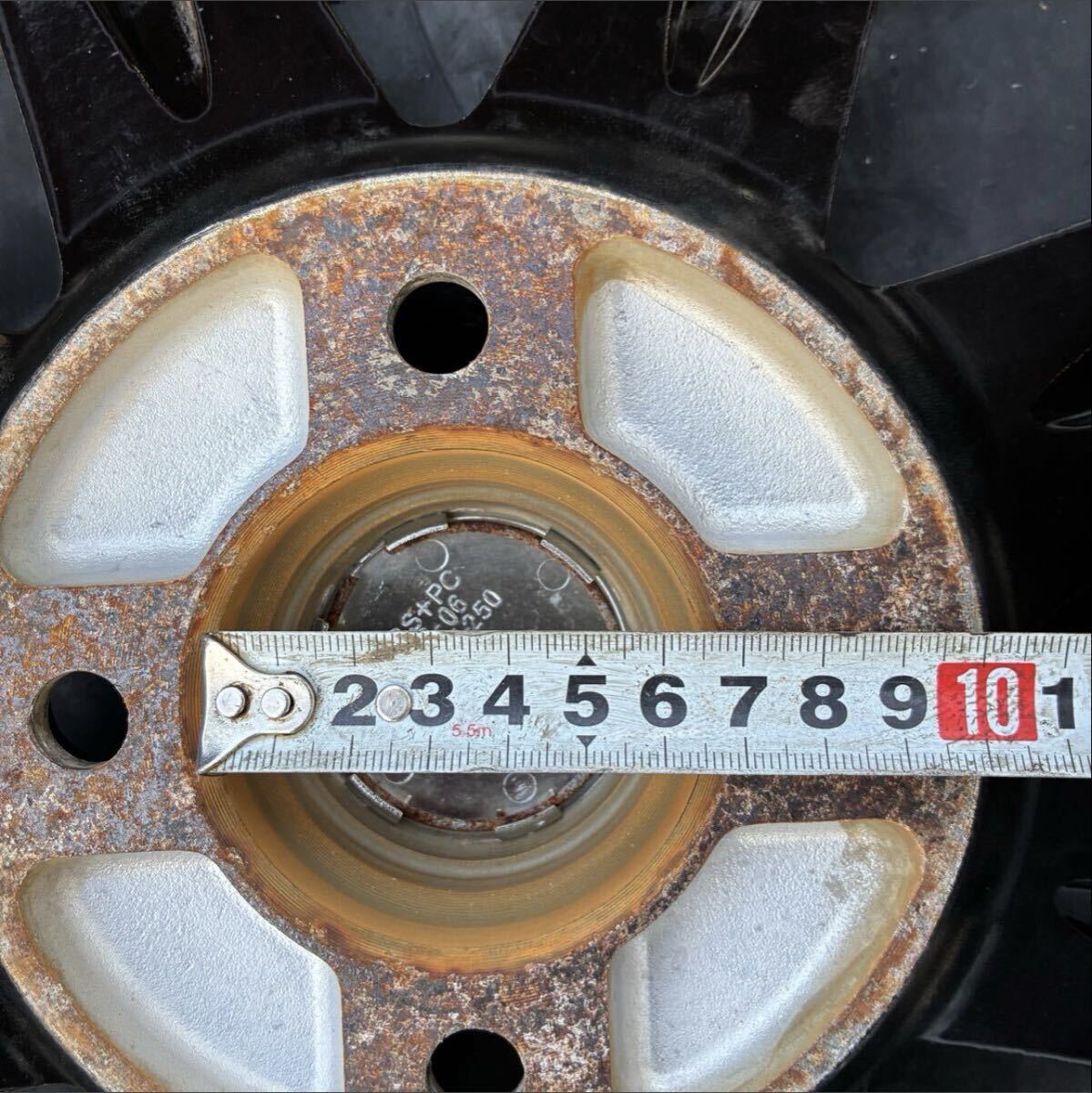 軽自動車用17インチ アルミホイール 4本セ I sarita (TOPIY#4) 17×5.5J PCD100 4H_画像9