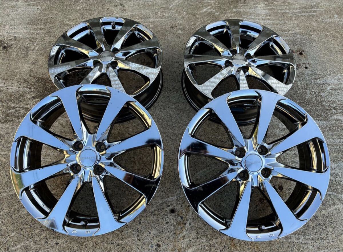 軽自動車用17インチ アルミホイール 4本セ I sarita (TOPIY#4) 17×5.5J PCD100 4H_画像1