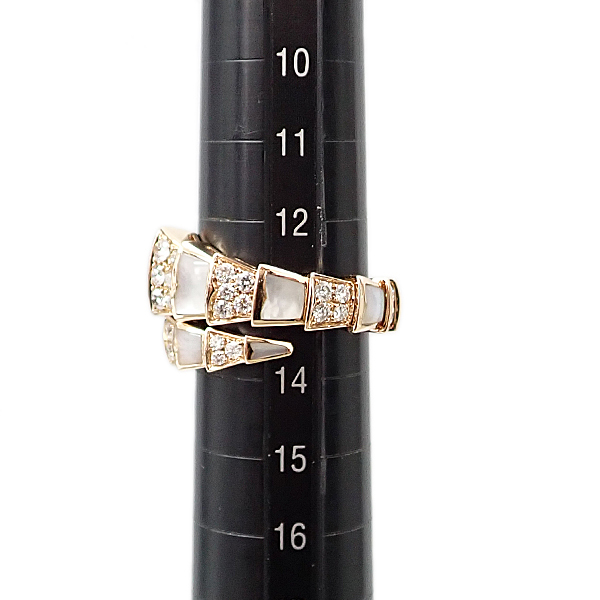 [ максимальный 52%OFF] BVLGARY бриллиант cell авторучка tivaipa- ракушка K18PG BVLGARI M размер .he винт ne-k б/у . правильный 903016