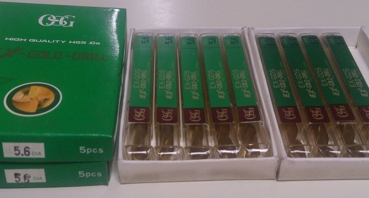 OSG 　EX-GDS ゴールドドリル　5.6　1本　　_画像1