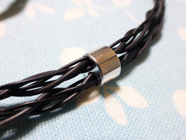 IEM 2ピン L字 MOGAMI 2799 + ライカル線 10芯 ブレイド編 4.4mm5極 高品質ver メタルスライダー ViaBlue ( ワイヤ無し 3.5mm MMCX 対応可_画像4