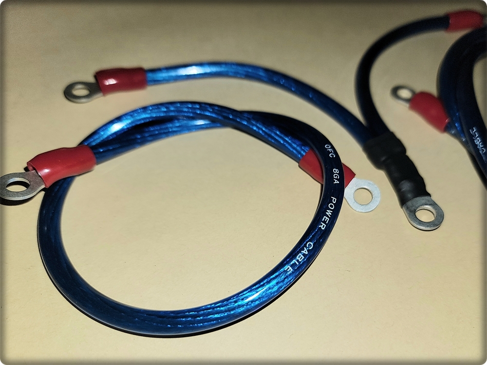 ● 送料180円 新品 汎用 軽自動車 DAIHATSU タント L375S系統 イグニッションコイル 3連用 アーシングワイヤー アーシングキット_画像3