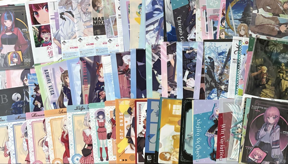  аниме прекрасный девушка прозрачный файл продажа комплектом примерно 300 листов heb van .. .. для реальный li Zero это ..NIKKE др. komike привилегия манга предмет . много игра 