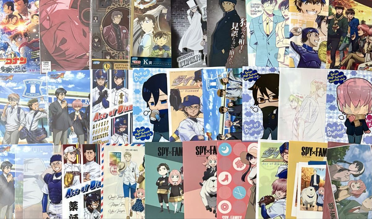  аниме прозрачный файл продажа комплектом примерно 310 листов много комплект Jump журнал Sunday Haikyu!! Conan diamond. A... лезвие Gintama .. вокруг битва др. 