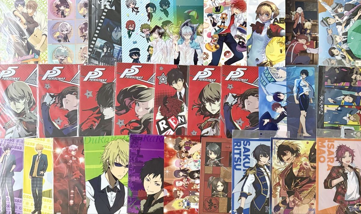  аниме прозрачный файл продажа комплектом примерно 400 листов много комплект Fruits Basket документ -тактный Sengoku BASARA - niwa Kuro Shitsuji sa- Van p др. 