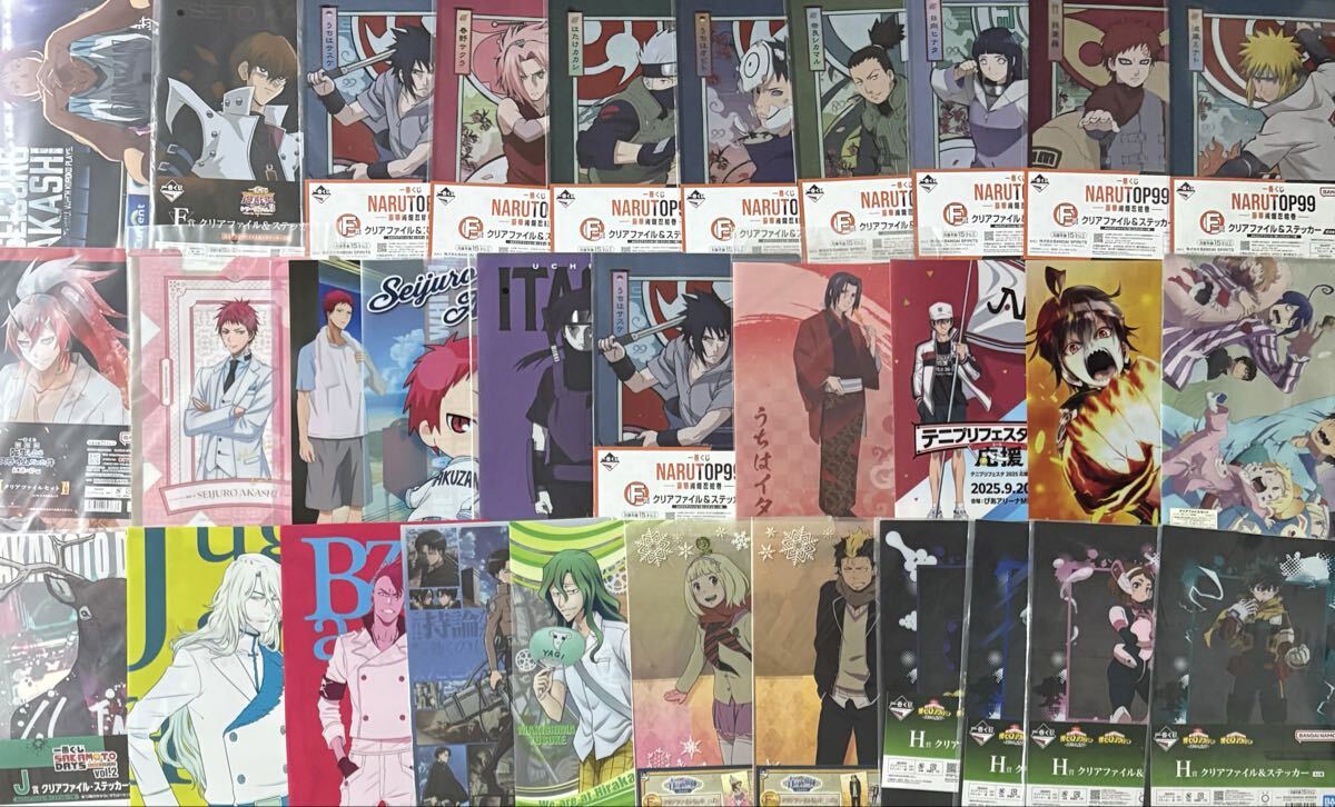  аниме прозрачный файл продажа комплектом примерно 310 листов много комплект Jump журнал Sunday Haikyu!! Conan diamond. A... лезвие Gintama .. вокруг битва др. 