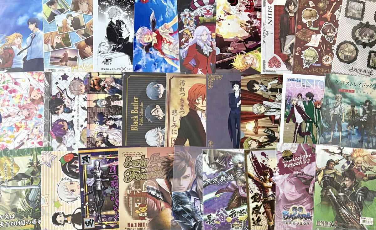  аниме прозрачный файл продажа комплектом примерно 400 листов много комплект Fruits Basket документ -тактный Sengoku BASARA - niwa Kuro Shitsuji sa- Van p др. 