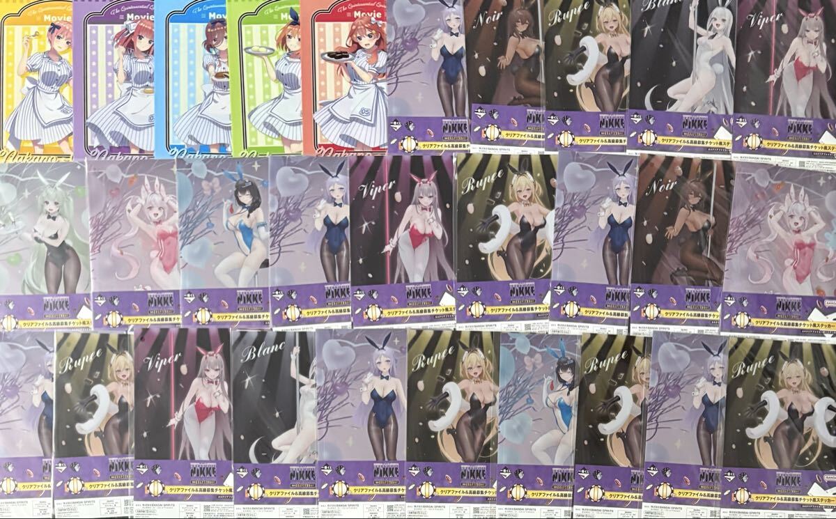 аниме прекрасный девушка прозрачный файл продажа комплектом примерно 300 листов heb van .. .. для реальный li Zero это ..NIKKE др. komike привилегия манга предмет . много игра