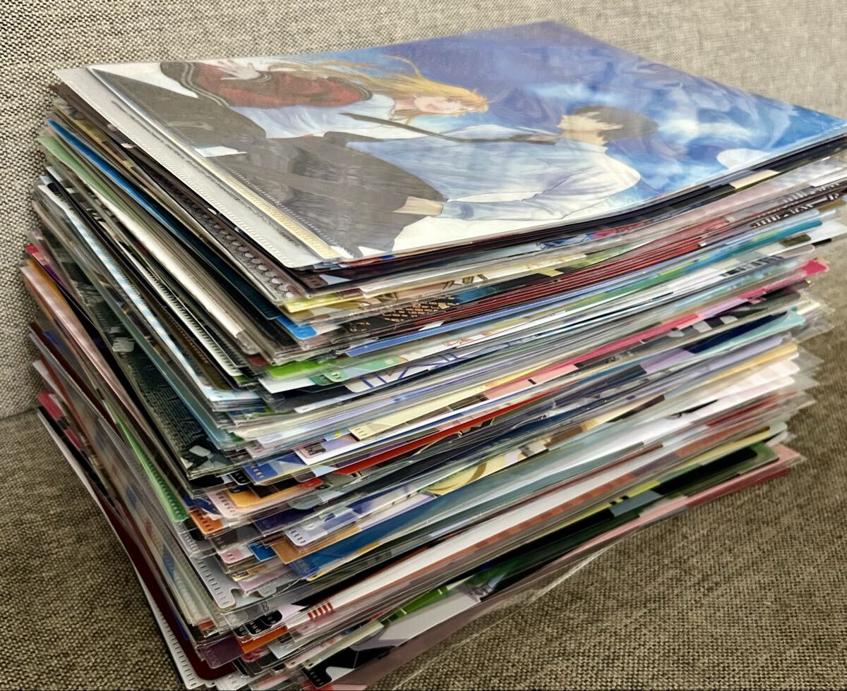  аниме прозрачный файл продажа комплектом примерно 400 листов много комплект Fruits Basket документ -тактный Sengoku BASARA - niwa Kuro Shitsuji sa- Van p др. 