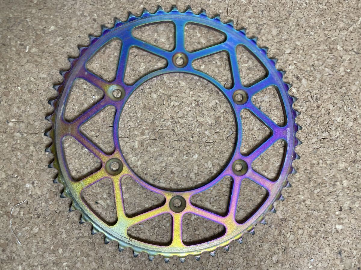 XAM ザム タフライトスチール B4532R 52t リアスプロケット チタンカラー KTM用 ハスクバーナ GASGAS 250EXC250EXC-F_画像1