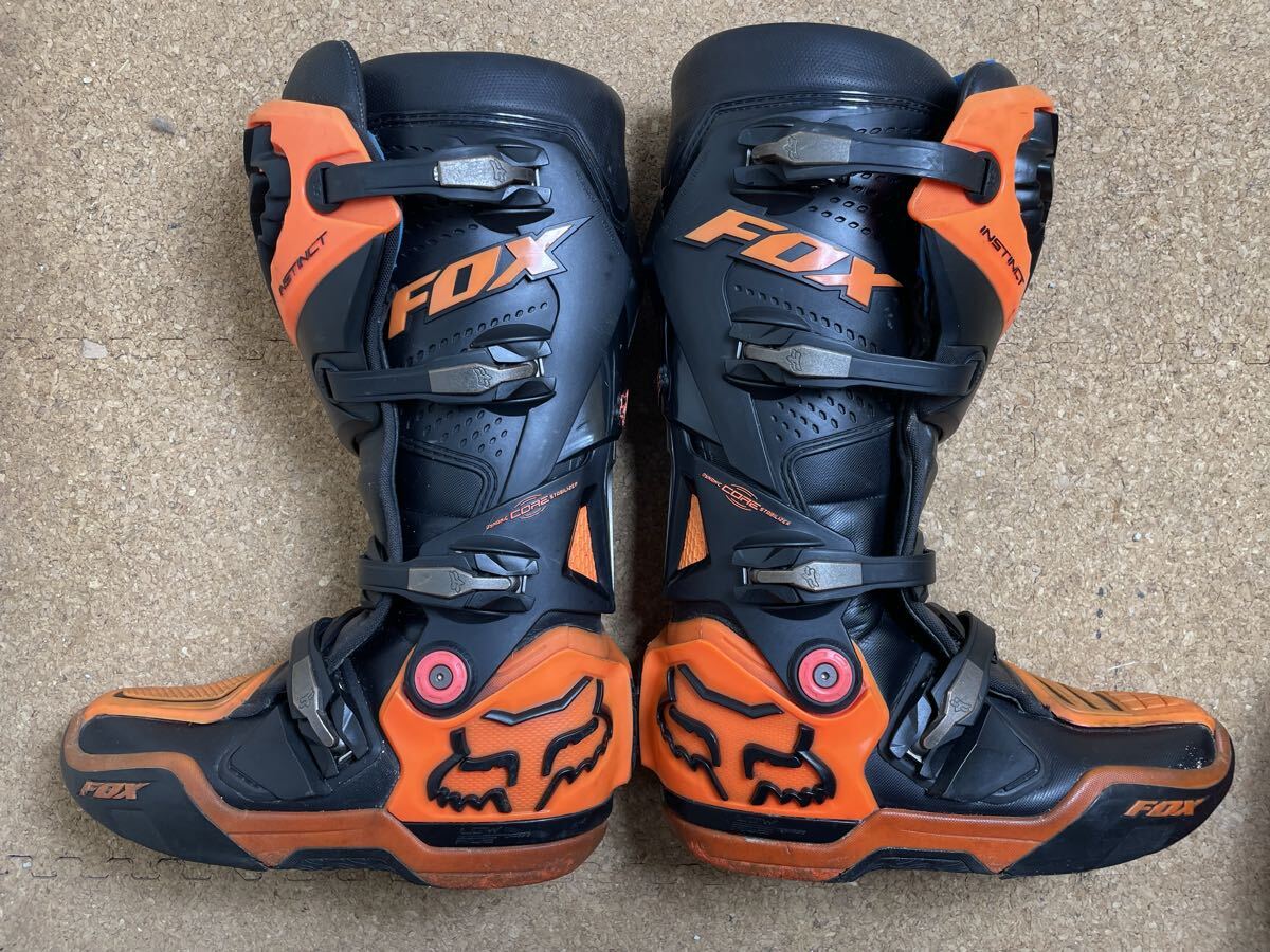 FOX ブーツ インスティンクト モトクロスブーツ M9 EU42.5 オレンジ_画像3