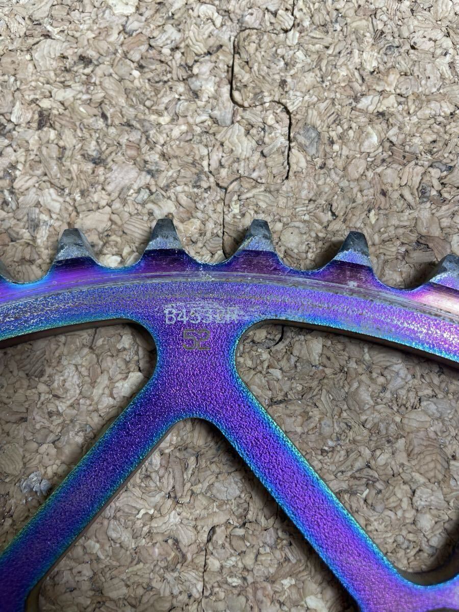 XAM ザム タフライトスチール B4532R 52t リアスプロケット チタンカラー KTM用 ハスクバーナ GASGAS 250EXC250EXC-F_画像2