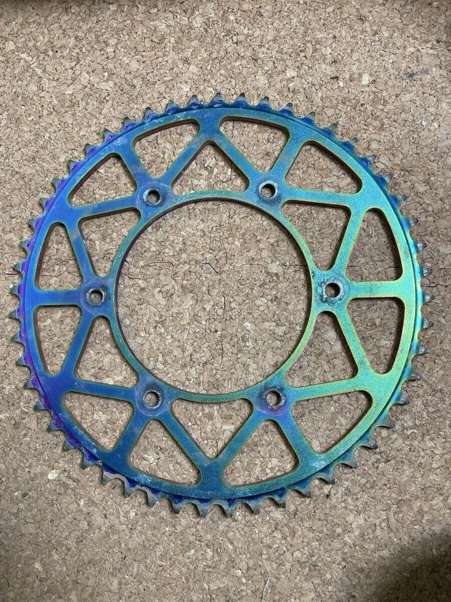 XAM ザム タフライトスチール B4532R 52t リアスプロケット チタンカラー KTM用 ハスクバーナ GASGAS 250EXC250EXC-F_画像3