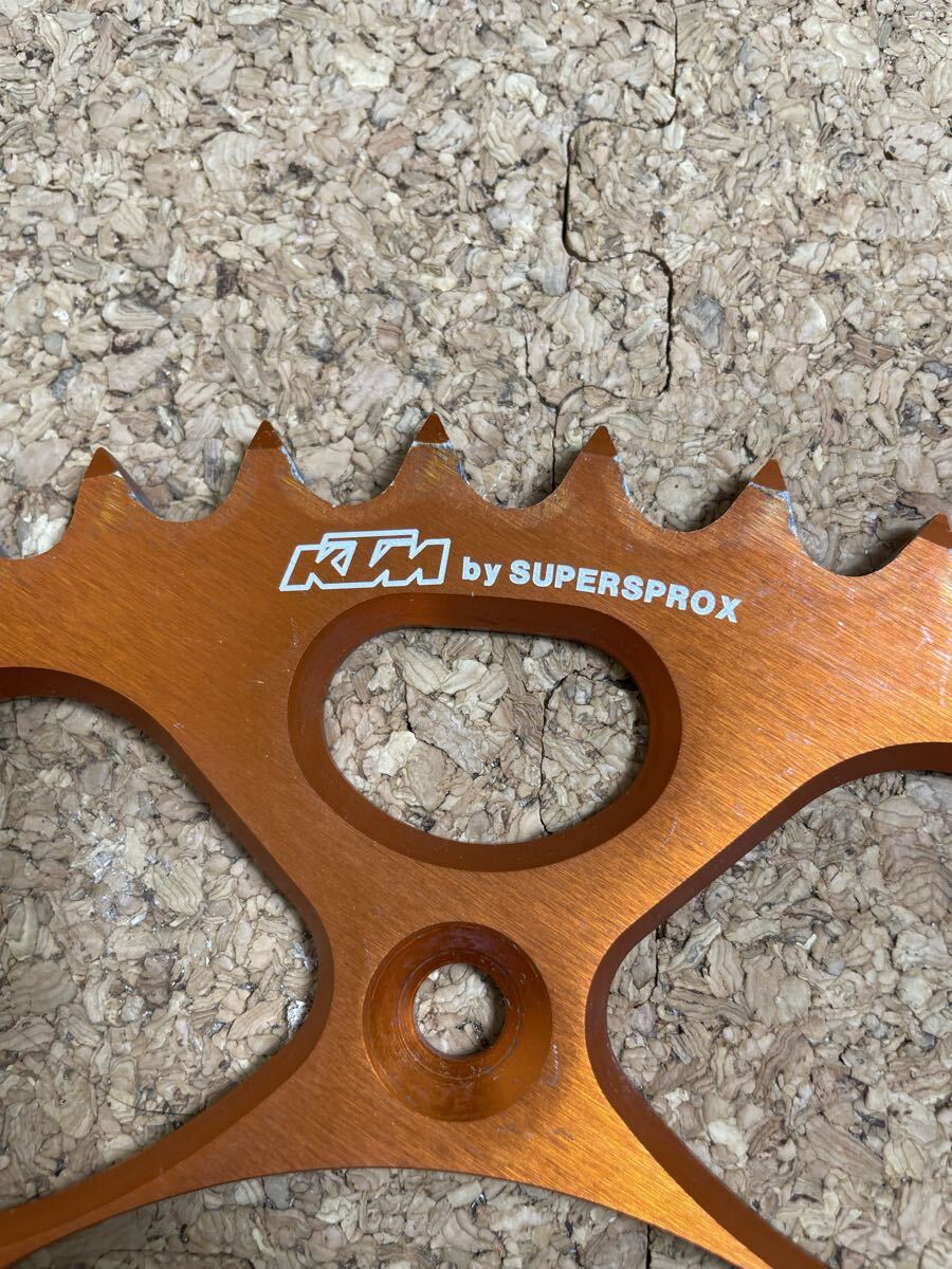 KTM SUPERSPROX パワーパーツ アルミ リアスプロケット 50t 未走行品_画像4
