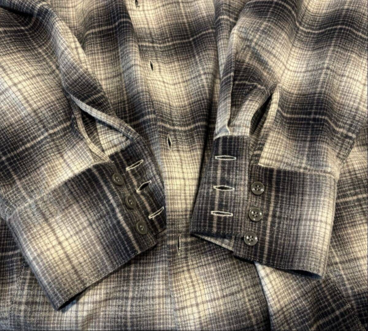 Pendleton ペンドルトン チェック シャツ オンブレ Lサイズ ヴィンテージ 復刻 アメカジ コットン_画像9