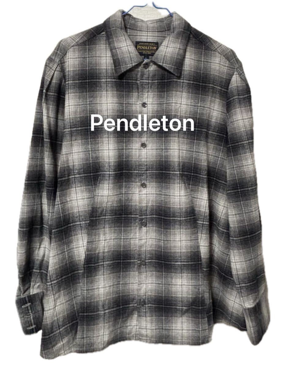 Pendleton ペンドルトン チェック シャツ オンブレ Lサイズ ヴィンテージ 復刻 アメカジ コットン_画像1