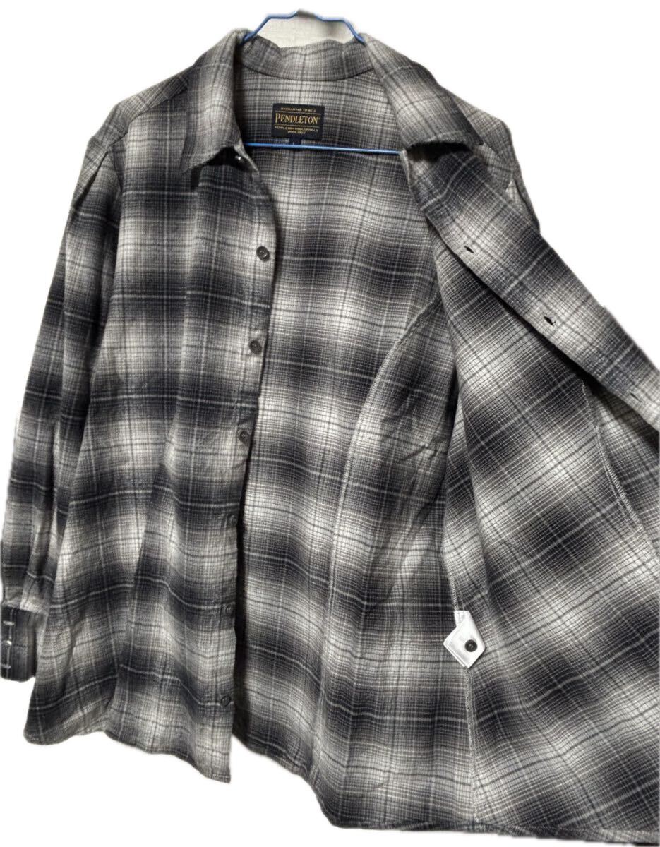 Pendleton ペンドルトン チェック シャツ オンブレ Lサイズ ヴィンテージ 復刻 アメカジ コットン_画像5