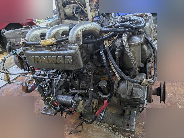 ヤンマー　3LM　船舶　エンジン　40馬力　メーター付　漁業調整用3LMS　＊YM130_画像2