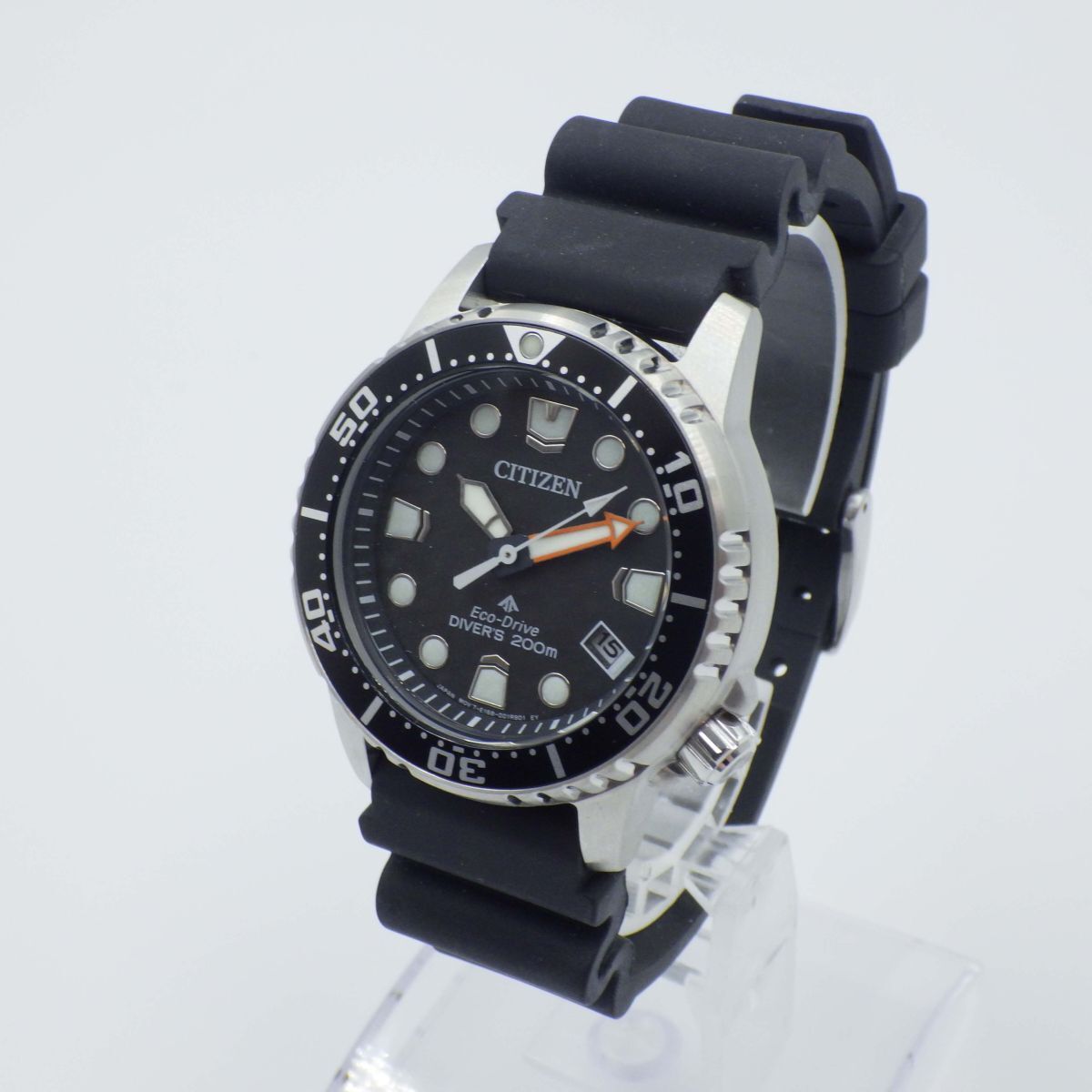 512753【1円スタート】CITIZEN シチズン 稼動品 E168-0029J01 プロマスター マリン デイト メンズ 時計 エコドライブ ケース36mm_画像2