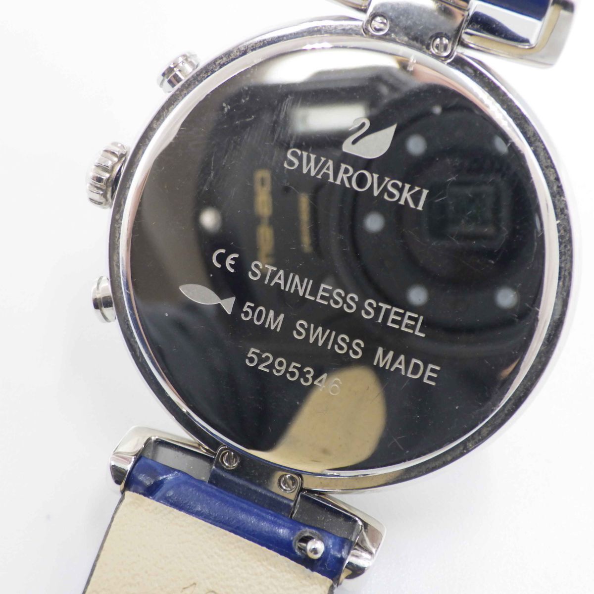 517544[1 иен старт ]SWAROVSKI Swarovski работа товар пассаж хронограф женский часы кварц кейс 38mm