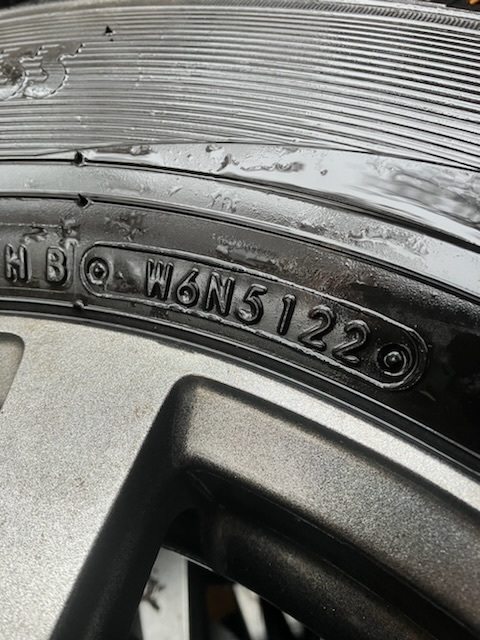  スタッドレス＋アルミ 1台分（中古）MANARAY SPORT 16×6.5J(ET38)PCD114.3-5H TOYO WINTER TRANPATH TX 215/65R16 2022年製造_画像5