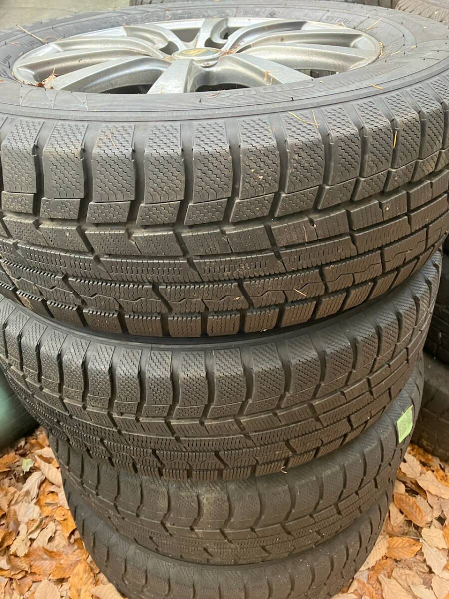  スタッドレス＋アルミ 1台分（中古）MANARAY SPORT 16×6.5J(ET38)PCD114.3-5H TOYO WINTER TRANPATH TX 215/65R16 2022年製造_画像1