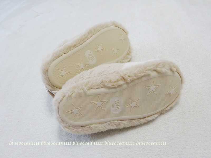 新品【ZARAザラ】ふわもこフェイクファーアニマルフェイス ルームシューズ 36/37 23-23.5cm スリッパ パジャマ Tシャツ パンツ 130 140 150_画像8