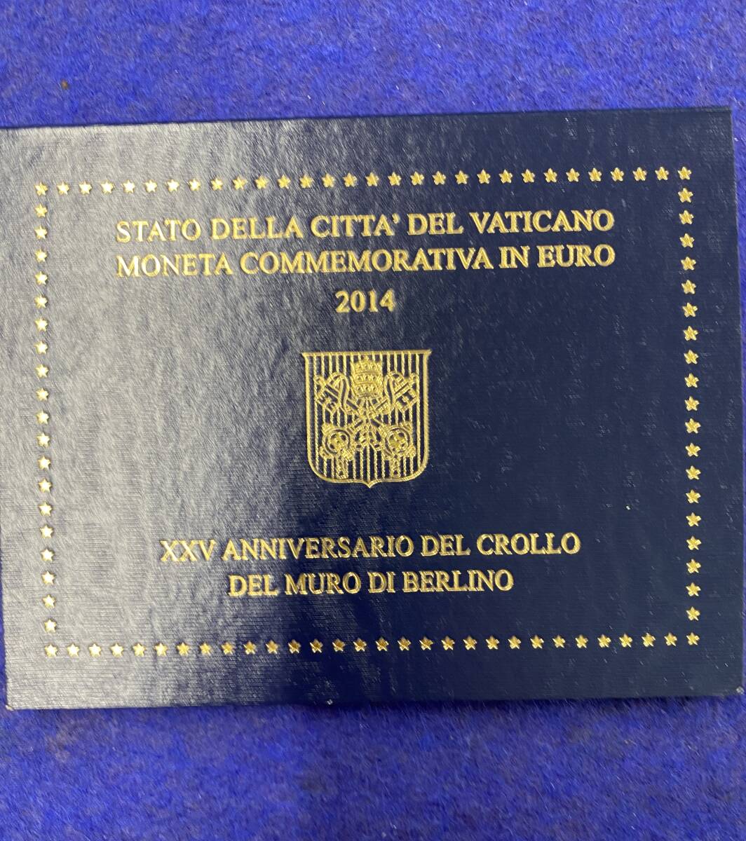 バチカン　ベルリン壁崩壊２５周年記念貨幣　ミントセット_画像1