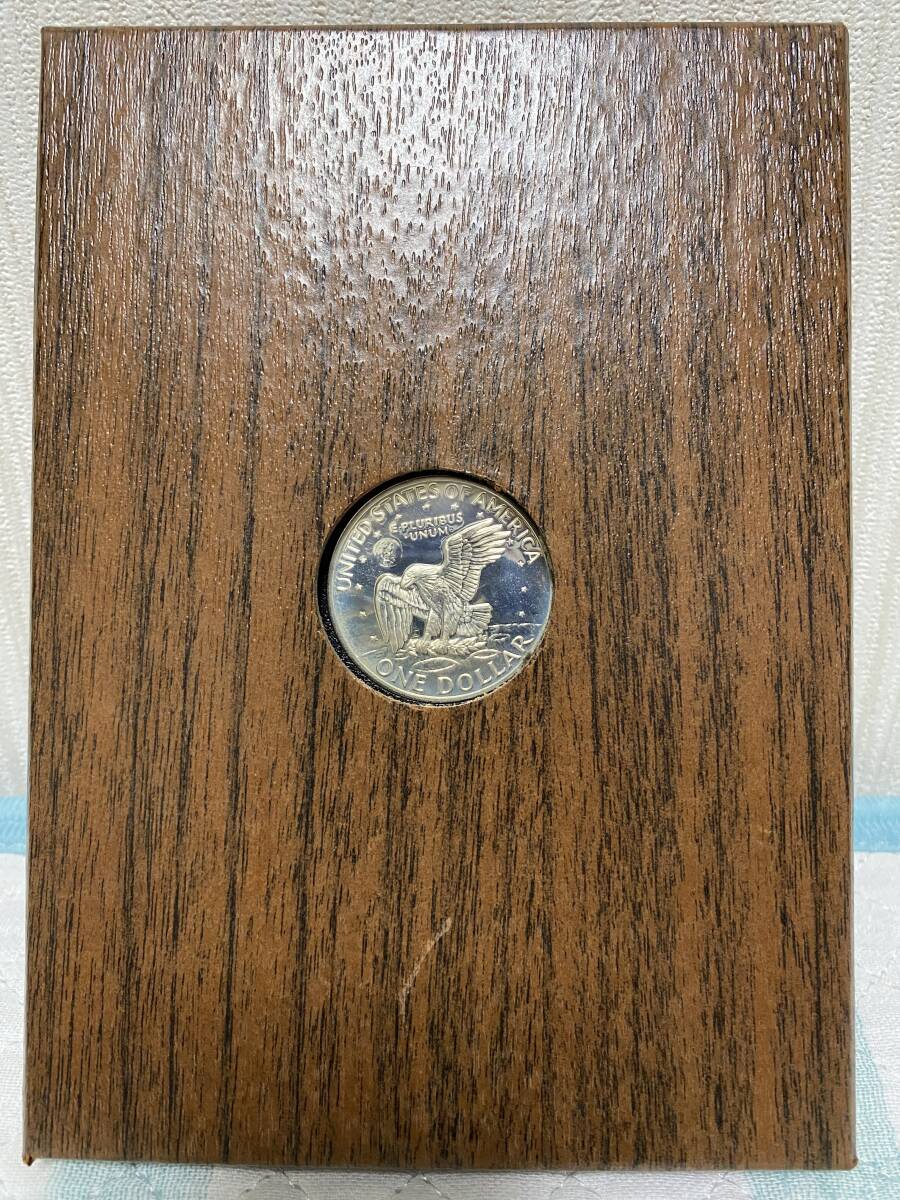 アメリカ　アイゼンハワー　１ドル銀貨　プルーフ貨幣　_画像2