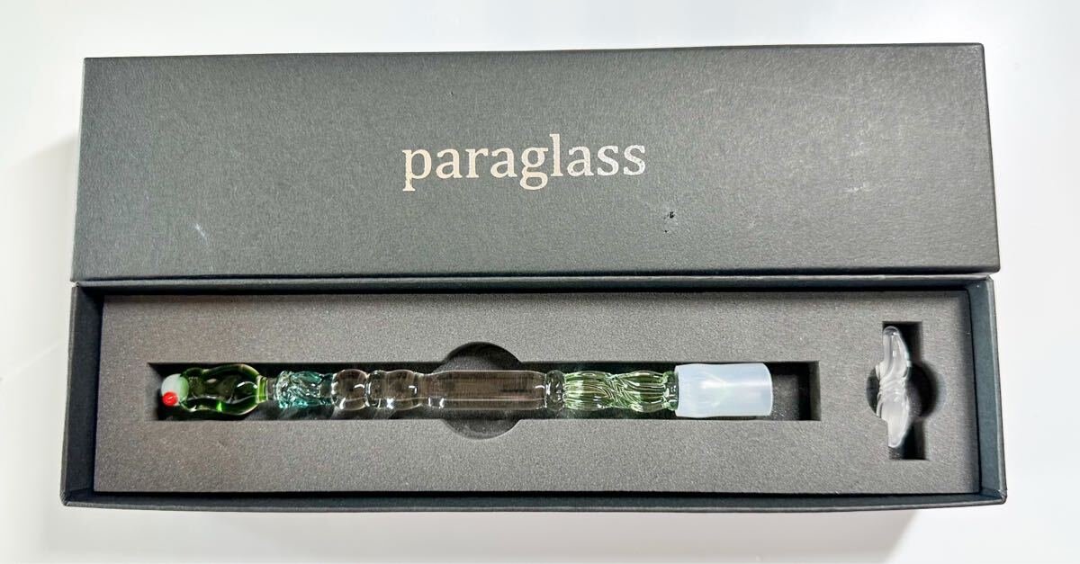 ガラスペン paraglass 古川紙工 恋するガラスペン クリームソーダ / パラグラス 文具女子博 GrassPen_画像2