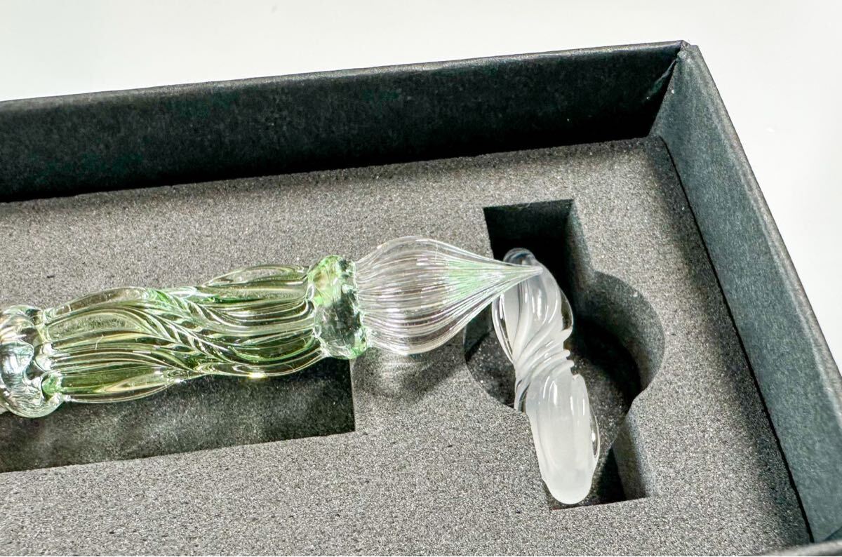 ガラスペン paraglass 古川紙工 恋するガラスペン クリームソーダ / パラグラス 文具女子博 GrassPen_画像3