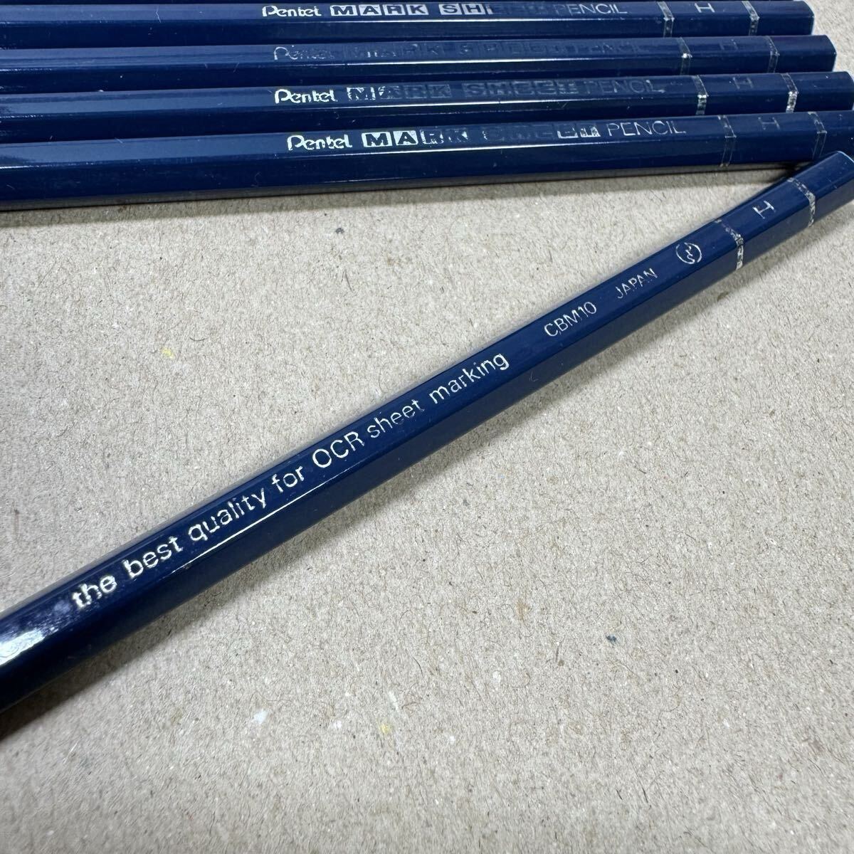 新品 廃盤 Pentel ぺんてる えんぴつ 鉛筆 MARK SHEET Pencil マークシートペンシル 1ダース 12本セット H CBM10 vintage 昭和レトロ_画像6
