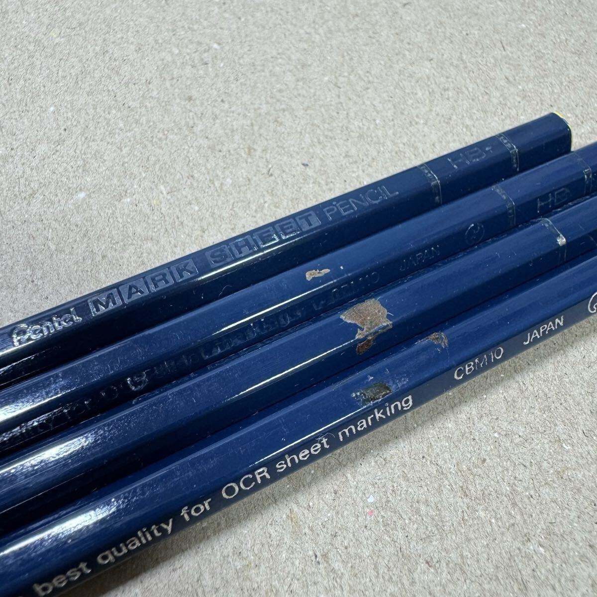 新品 廃盤 Pentel ぺんてる えんぴつ 鉛筆 MARK SHEET Pencil マークシートペンシル 16本セット HB CBM10 vintage 昭和レトロ_画像9