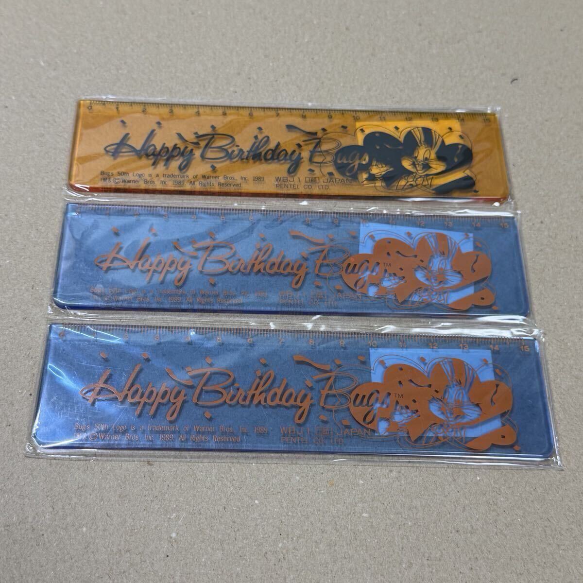 新品 廃盤 Pentel ぺんてる WARNER ワーナーブラザーズ シャーペン 0.5mm 定規 下敷き 15点セット トゥイーティー vintage 昭和レトロ_画像6