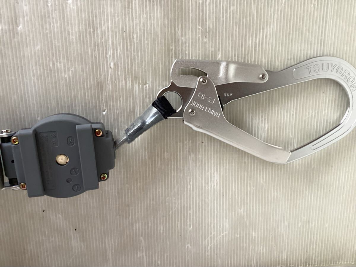 【K0914】 ミドリ安全 フルハーネス 墜落制止用器具 藤井電工 メッシュハーネス MHF-790-TR-M 取扱説明書付き　箱入り未使用_画像5