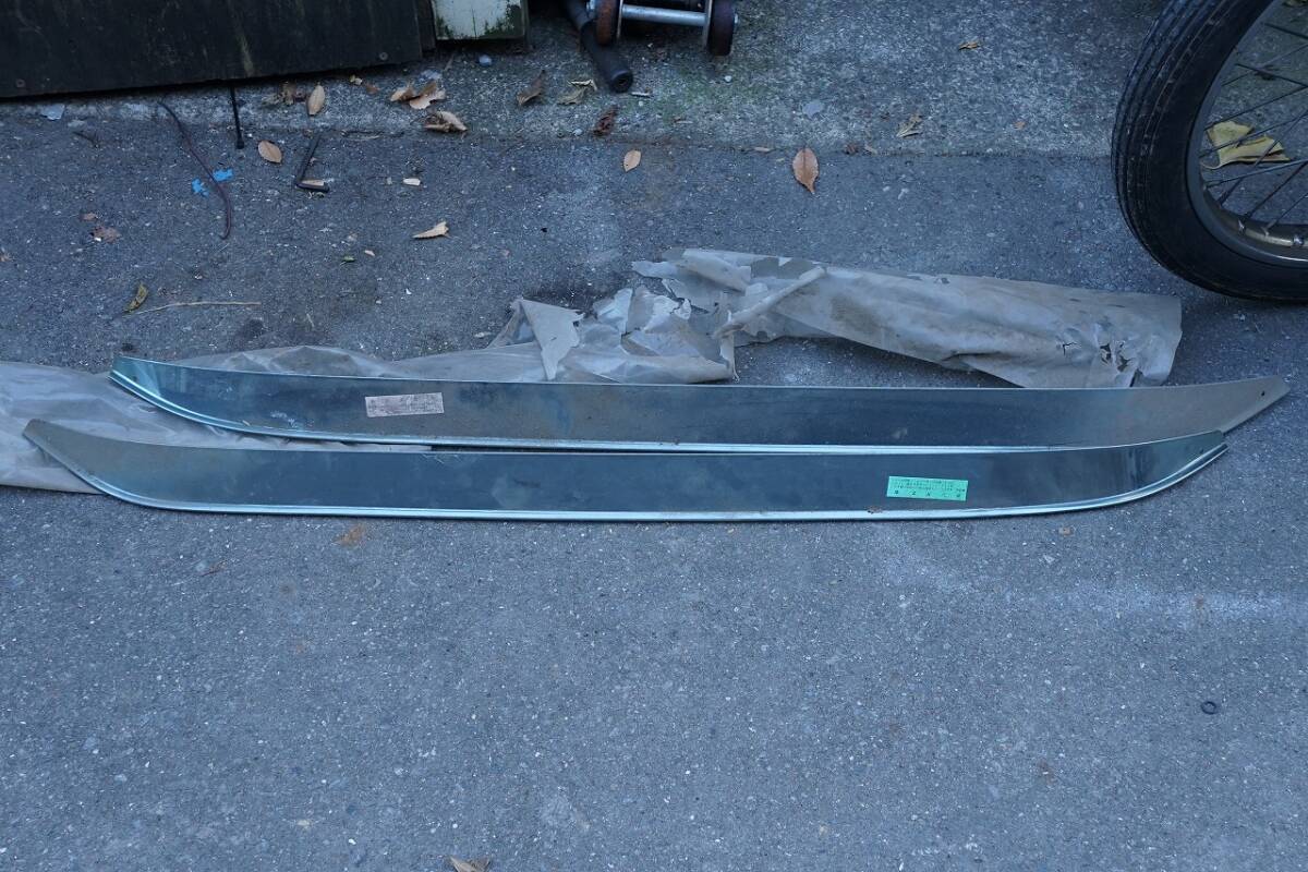 【ビンテージ・カー用品】希少 未使用品 ホンダ HONDA Z Z360 水中メガネ ステンレス ドアバイザー_画像1