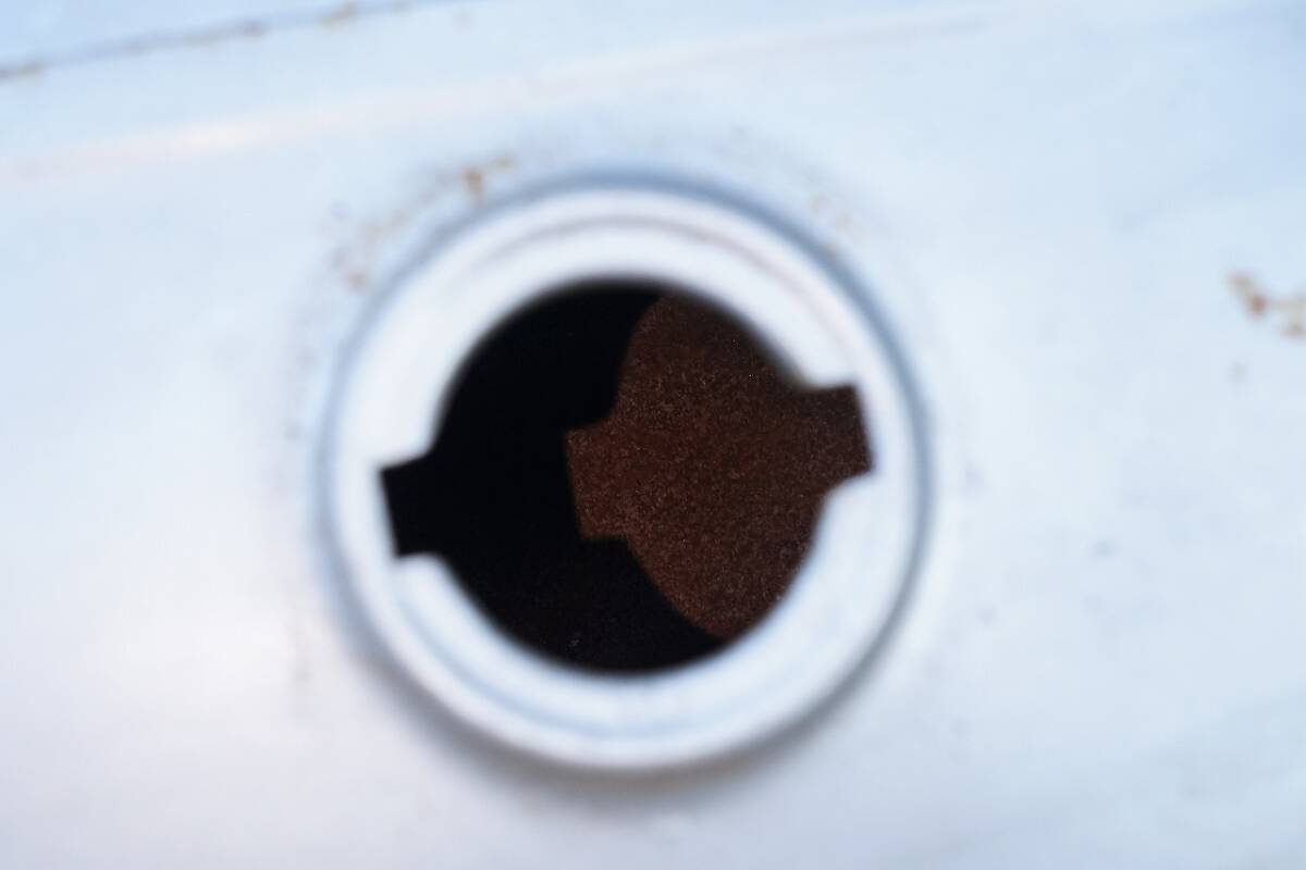 【ビンテージ・バイク用品】HONDA ホンダ CL90 燃料タンク ガソリン タンク 現状品 ①_画像3