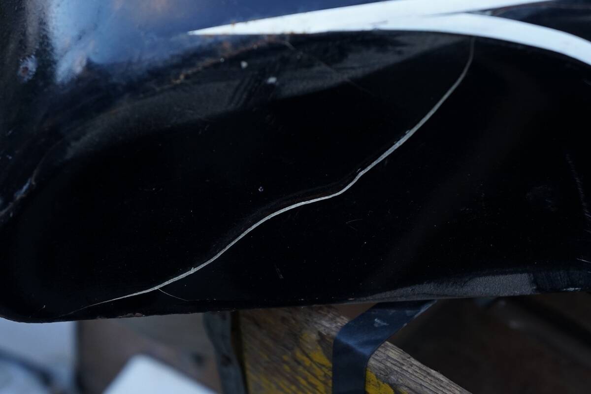 【ビンテージ・バイク用品】ブリヂストン？ ヤマハ？ 燃料タンク ガソリン タンク 現状品_画像3