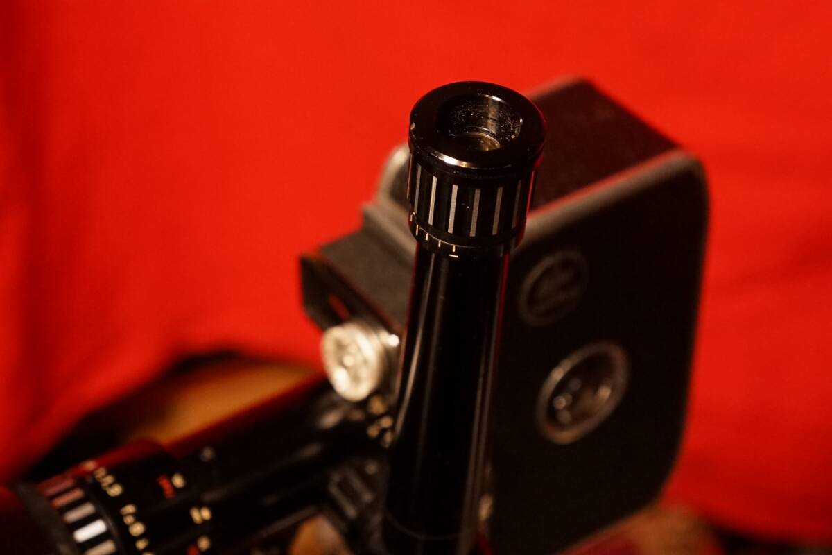 【ビンテージ・フィルムカメラ】PAILLARD BOLEX D8L? パイヤール ボレックス PAN CINOR 8-40mm f:1.9 シャッター動作確認済_画像5
