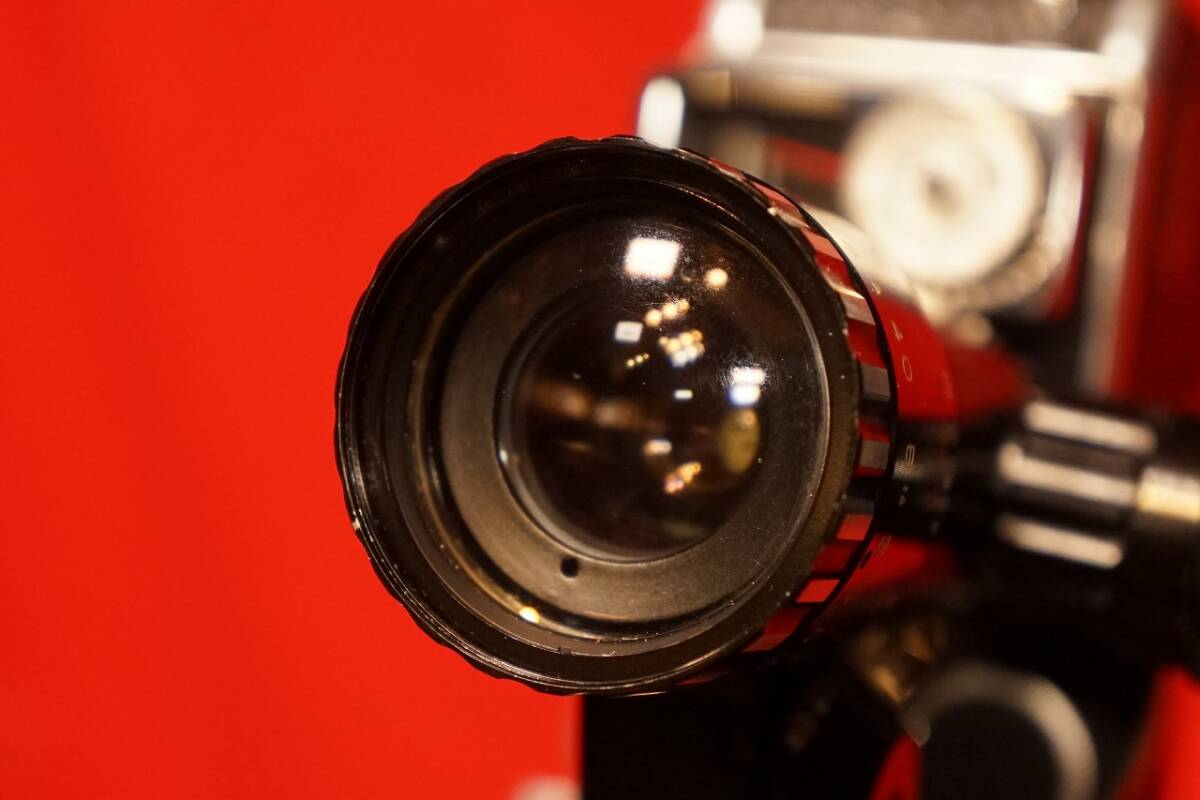 【ビンテージ・フィルムカメラ】PAILLARD BOLEX D8L? パイヤール ボレックス PAN CINOR 8-40mm f:1.9 シャッター動作確認済_画像6