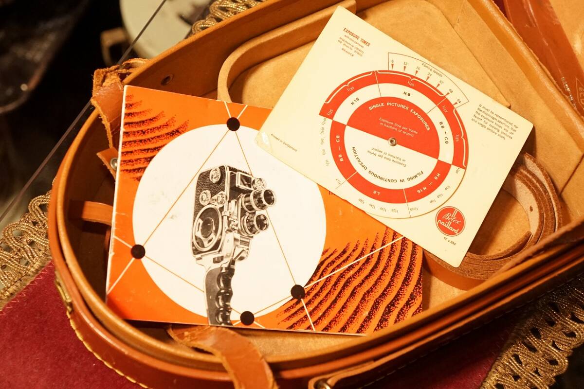 【ビンテージ・フィルムカメラ】PAILLARD BOLEX D8L? パイヤール ボレックス PAN CINOR 8-40mm f:1.9 シャッター動作確認済_画像10