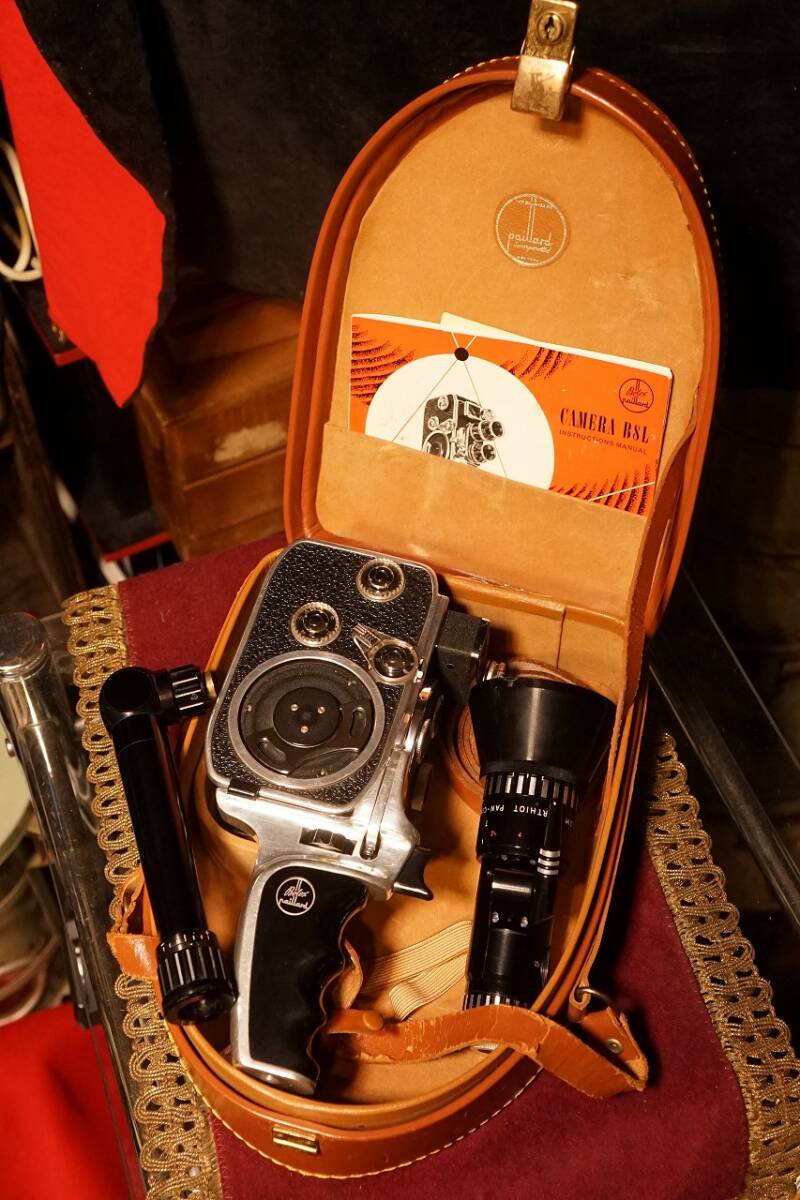 【ビンテージ・フィルムカメラ】PAILLARD BOLEX D8L? パイヤール ボレックス PAN CINOR 8-40mm f:1.9 シャッター動作確認済_画像1